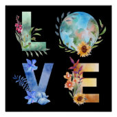 LIEBE RETTE UNSEREN PLANETEN POSTER (Vorderseite)