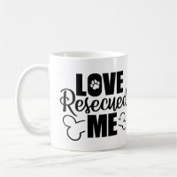 Liebe rettete mir Kaffee Tasse - Rettungshund, Kat