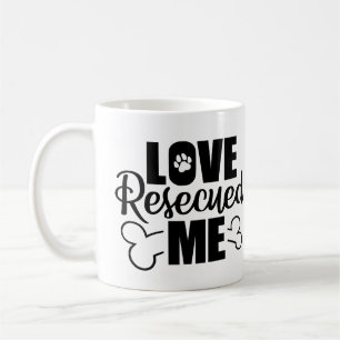 Liebe rettete mir Kaffee Tasse - Rettungshund, Kat