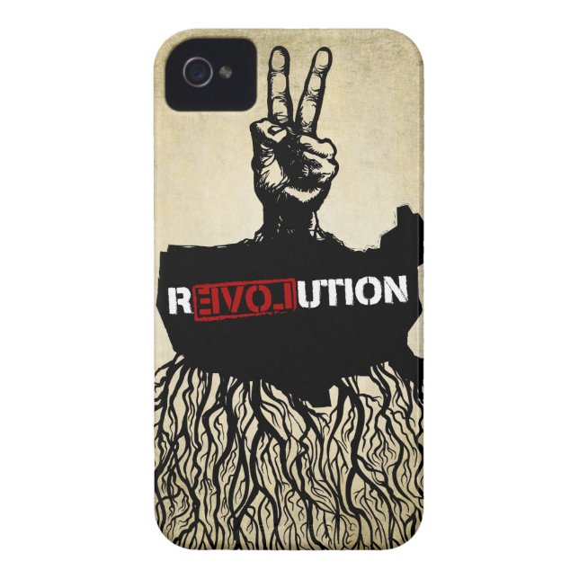 Liebe-Revolutions-Case-Mate-Fall Case-Mate iPhone Hülle (Rückseite)