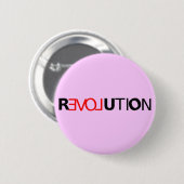 Liebe-Revolutions-Knopf Button (Vorne & Hinten)