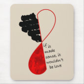 Liebe-Richtungs-Licht Mousepad (Vorne)