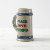Liebe-Riding Bierglas (Vorderseite Links)