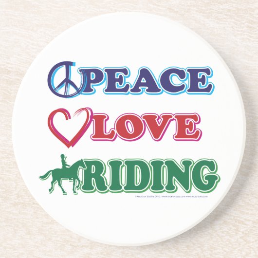 Liebe-Riding Getränkeuntersetzer (Vorne)
