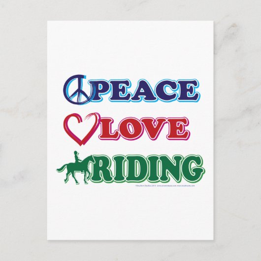 Liebe-Riding Postkarte (Vorderseite)