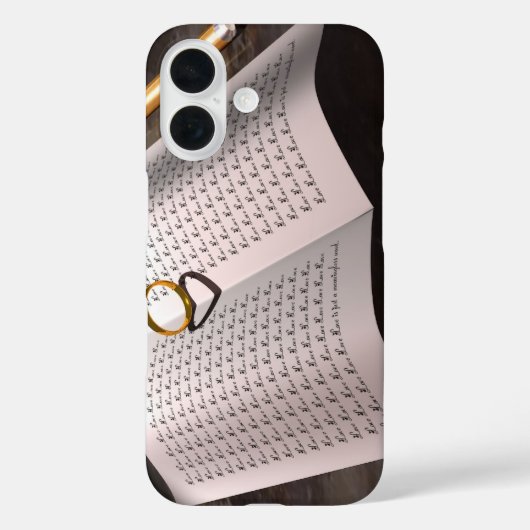Liebe Ringschatten Case-Mate iPhone Hülle (Rückseite)