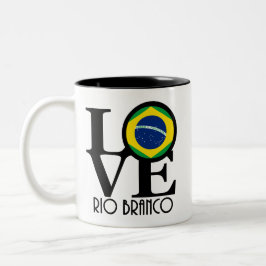 LIEBE Rio Branco 11oz Zweifarbige Tasse