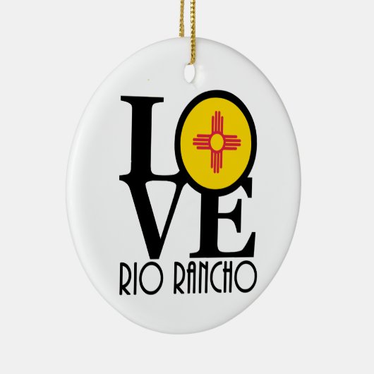 LIEBE Rio Rancho Keramik Ornament (Rechts)
