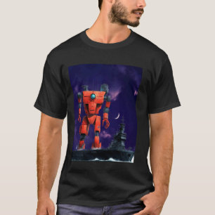 Liebe Robots Graphic Design Art for All Ages Robot T-Shirt
