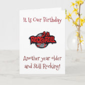 "LIEBE ROCK/ROLL" AUF UNSEREM "GEGENSEITIGEN GEBUR KARTE (Gelbe Blume)