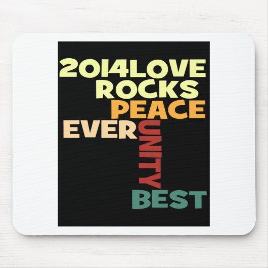 Liebe Rocks Mousepad (Vorne)