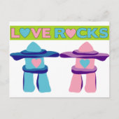 Liebe Rocks Postkarte (Vorderseite)