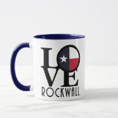 LIEBE Rockwall Texas Tasse (Links)