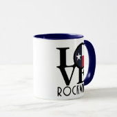 LIEBE Rockwall Texas Tasse (VorderseiteRechts)