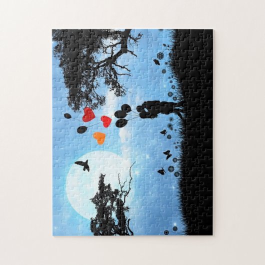 Liebe - Romantik Puzzle (Vertikal)