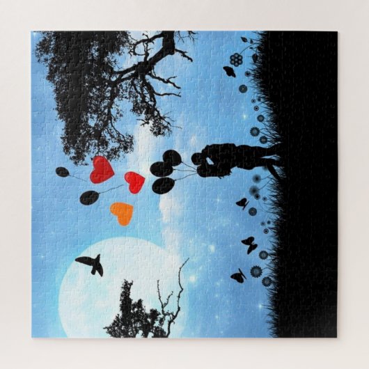 Liebe - Romantik - Puzzle (Vertikal)