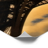 Liebe & Romantik Stadt Paris Eiffelturm Frankreich Poster (Ecke)