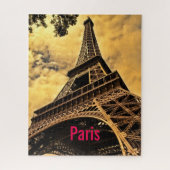Liebe & Romantik Stadt Paris Eiffelturm Frankreich Puzzle (Vertikal)