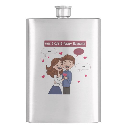 Liebe & Romantik - Valentinstag-Special Flachmann (Vorderseite)