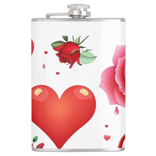 Liebe & Romantik - Valentinstag-Special Flachmann (Vorderseite)
