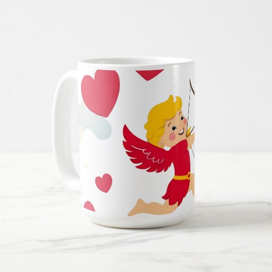 Liebe & Romantik - Valentinstag-Special Kaffeetasse (Vorderseite Links)