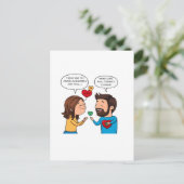 Liebe & Romantik - Valentinstag-Special Postkarte (Stehend Vorderseite)