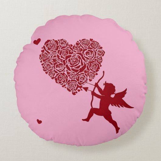 Liebe & Romantik - Valentinstag-Special Rundes Kissen (Vorderseite)