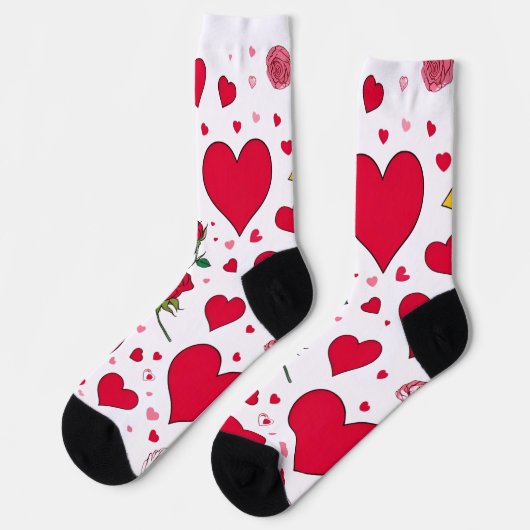 Liebe & Romantik - Valentinstag-Special Socken (Linkes Detail)