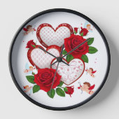 Liebe & Romantik - Valentinstag-Special Uhr (Vorderseite)