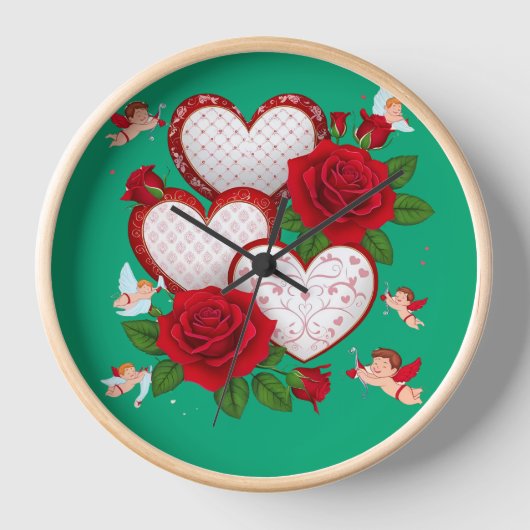 Liebe & Romantik - Valentinstag-Special Uhr (Vorderseite)