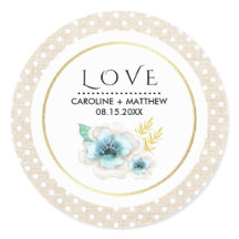 Liebe. Romantische Blumen-Burlap-Textur Hochzeit