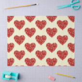 Liebe Romantische Blumenherzen Hochzeitstag Seidenpapier (Basteln)