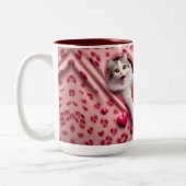 Liebe: Romantischer Valentiner Kaffee-Cup Zweifarbige Tasse (Links)