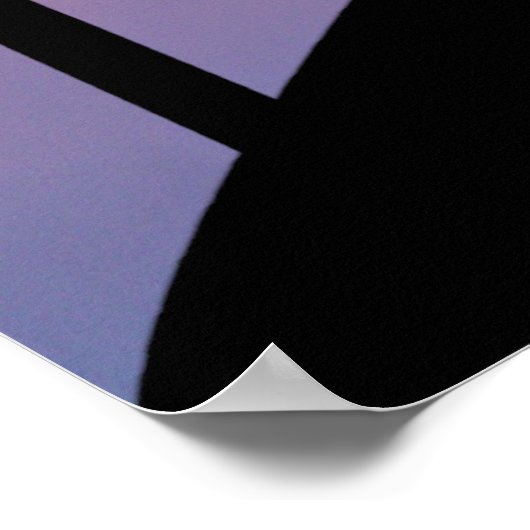 LIEBE - Römer 5:8 Poster (Ecke)