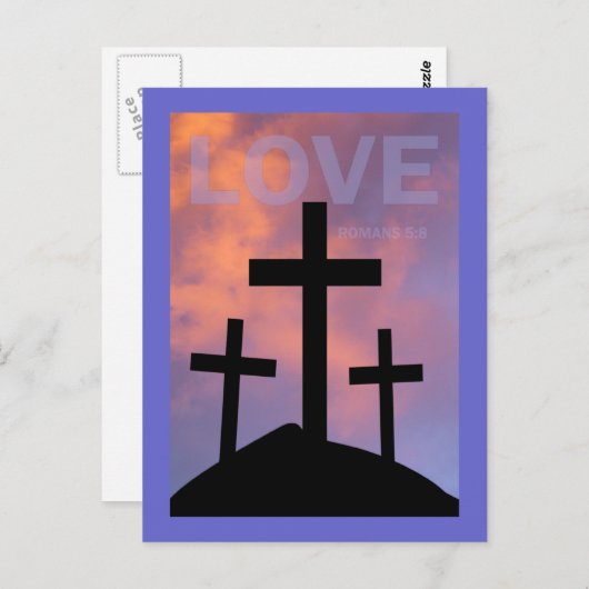 Liebe - Römer 5:8 Postkarte (Vorne/Hinten)
