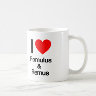 Liebe romulus und remus kaffeetasse