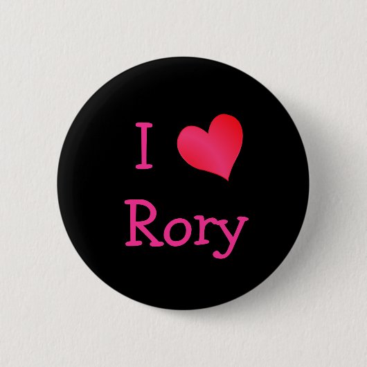 Liebe Rory Button (Vorderseite)