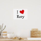 Liebe Rory Poster (Küche)