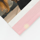 Liebe Rosa 8 FotoCollage Fleecedecke (Ecke)