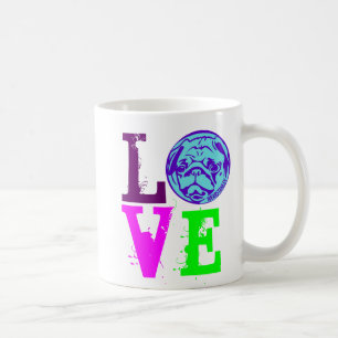 LIEBE - rosa Band-Tasse Kaffeetasse