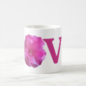 Liebe Rosa Blume Kaffee Tasse (Mittel)