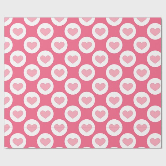 Liebe rosa Farbmuster Geschenkpapier (Flach)