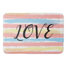 Liebe Rosa Gelbe Streifen