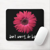 LIEBE ROSA Gerbera MAUSUNTERLAGE Mousepad (Mit Mouse)