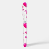Liebe Rosa Herzmuster Design Handy Abdeckung Case-Mate iPhone Hülle (Rückseite / Links)