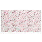 Liebe Rosa Hintergrund Kissenbezug (Vorderseite-Rechts)