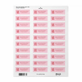 Liebe rosa moderne lustige Typografie (Vorne)