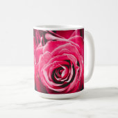Liebe Rosa Rosen 15oz Klassische Tasse (VorderseiteRechts)