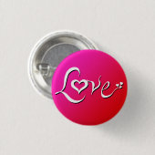 Liebe - rosa Rückmischung Button (Vorne & Hinten)