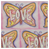 Liebe Rosa Schmetterling Inspiration Material Stoff (Nahaufnahme)